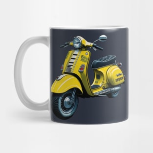 Yellow Moped Mug